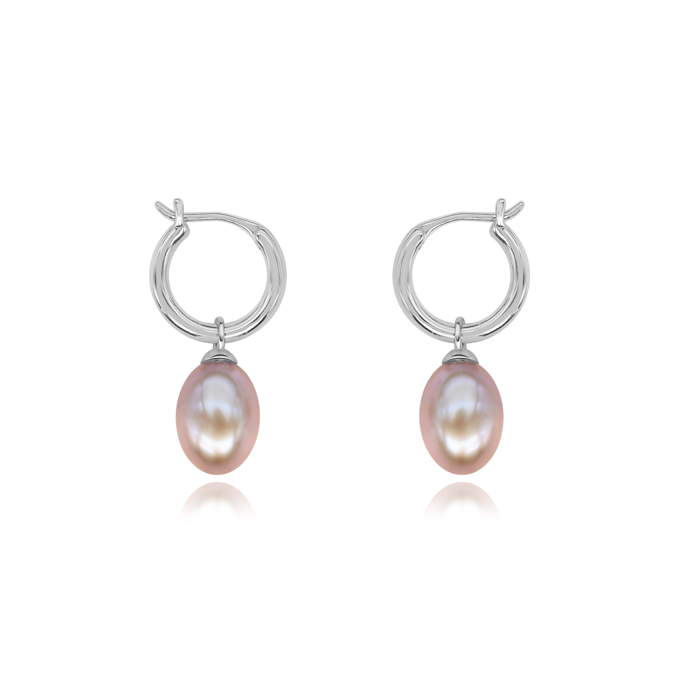 Rosé Freshwater Pearl Earrings